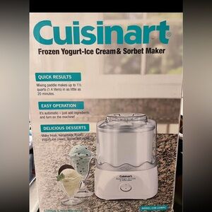 Cuisinart Automatic Ice Cream Maker - Black and White